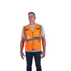 Class 2 High Visibility Orange Mesh Safety Vest - 2X-Large-3X-Large  48-73-5117