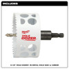 Milwaukee Tool 3-1-2" HOLE DOZER Bi-Metal Hole Saw with Arbor 49-56-9682