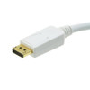 Monoprice CPU Cord,  Displayport-DVI, 10ft, White 6016