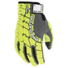 Predator Mechanics Gloves, Synthetic Leather Palm, Spandex Back, 2XL, Gray-Lime  PD2911XXL