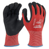 Cut-Resistant Coated Gloves, Cut Level A2 ,Dipped ,Nitrile ,Sandy ,M 1 PR