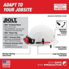 BOLT Yellow Full Brim Hard Hat w-6pt Ratcheting Suspension - Type 1, Class E  48-73-1123