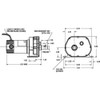 Dayton DC Gearmotor,13 rpm,90V,TENV 1LPK8
