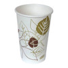 Dixie Disposable Hot Cup, 16 oz. White, Paper, Pathways, Pk1000 2346PATH