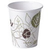 Dixie Disposable Hot cup 10 oz. White, Paper, Pathways, Pk1000 2340PATH