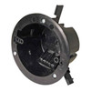 Electrical Box, 18 cu in, Ceiling Box Type, 1 Gang, Polycarbonate, Round Shape