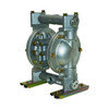 Dayton Double Diaphragm Pump, Aluminum, Air Operated, Buna N, 49 GPM 6PY44