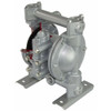 Dayton Double Diaphragm Pump, Aluminum, Air Operated, Buna N, 49 GPM 6PY44
