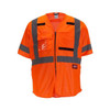 Class 3 High Visibility Orange Safety Vest - Large/X-Large