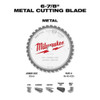6 7-8 in. 36 Tooth Metal Cutting Circular Saw Blade (20mm Arbor)  48-40-4225