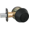 Steel Pro Matte Black Single Cylinder Deadbolt DB9X91 212457