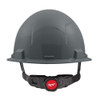BOLT Gray Front Brim Hard Hat w-6pt Ratcheting Suspension - Type 1, Class E  48-73-1134