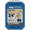 Kreg #8 x 3-4 In. Square Fine Thread Pan Head Zinc Pocket-Hole Screw (100 Ct.) SPS-F075-100 385364