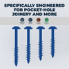 Kreg 2" Blue Ph Wd Screw SML-C2B-50 376137