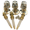 Lasco Price Pfister Round Clear Tub & Shower Handle Kit 01-9451