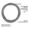 Milwaukee Tool Drain Cleaning Cable,1-2 in Dia,75 ft L 48-53-2778