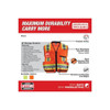 Class 2 Surveyor's High Visibility Orange Safety Vest - 4X-Large-5X-Large  48-73-5168