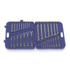 Westward Combo Wrench Set, 1-4-1-1-8in, 7-24mm, 32Pc, Finish: Chrome 4YR25