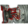 Dayton Double Diaphragm Pump, Aluminum, Air Operated, Santoprene, 49 GPM 3HJW9