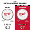12 in. 80 Tooth Aluminum Cutting Circular Saw Blade (1 in. Arbor)  48-40-4365