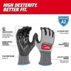 Cut-Resistant Coated Gloves, Cut Level A2 ,Dipped ,Polyurethane ,Smooth ,S 12 PK  48-73-8720B
