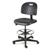 Bevco Polyurethane Task Chair, 19" to 26-3-4", No Arms, Black V7307HC