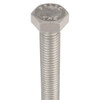 18-8, 1/2"-13 Hex Head Tap Bolt, Plain Stainless Steel, 3 in L, 5 PK