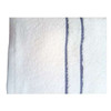 Martex Pool Towel,White w/Blue Dobby,PK12 7133196