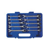 Westward Ratcheting Wrench Set,Pieces 10 1LCF4