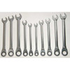Westward Ratcheting Wrench Set,Pieces 10 1LCF4
