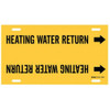 Brady Pipe Mrkr,Heating Water Return,8 to9-7-8, 4072-G 4072-G