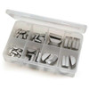 Itw Bee Leitzke Woodruff Key Assortment, Carbon Steel, Plain WWG-DISP-WKC072