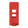 Brady Wall Swtch Lckout,Red,9/32 In. Dia.,PK6 65696