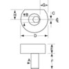 Mitee-Bite Products Mach. Fixture Clamp, Wedge, 1-4-20, 1900lb. 60080