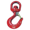 Crosby Swivel Hook,Carbon Steel,4000 lb.,Red 1048630