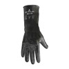 Chemical Resistant Gloves, Butyl, Viton(R), Smooth Full, Beaded, Black, 9, 1 PR
