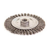 Weiler Twist Wire Wheel Wire Brush, Threaded Arbor 96054