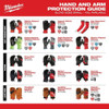Milwaukee Tool Goatskin Leather Gloves - M,PR 48-73-0011