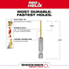 Milwaukee Tool 1-16" Titanium SHOCKWAVE,PK2 48-89-4601
