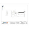 Eye Bolt With Shoulder, 1-2"-13, 4 in Shank, 1 in ID, Steel, Galvanized  N2025-4