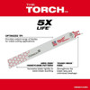 Milwaukee Tool 6" 10 TPI The Torch SAWZALL Blades (5 Pk) 48-00-5712