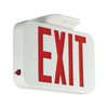 LED Lighted Exit Sign, Black, 1 or 2 Face(s), LED, Nickel-Metal Hydride