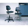 Bevco Polyurethane Task Chair, 21" to 31", No Arms, Black 7500D