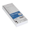 Pyramid Time Card,White,9in H,PK100 44100-10