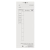 Pyramid Time Card,White,9in H,PK100 44100-10