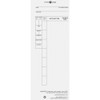 Pyramid Time Card,White,9in H,PK100 44100-10