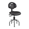 Bevco Polyurethane Task Chair, 24" to 29", No Arms, Black 7601-BLK