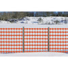 Tenax Sno-Guard 4 Ft. H. x 50 Ft. L. Polyethylene Snow Safety Fence, Orange Tenax Sno-Guard 4 Ft. H. x 50 Ft. L. Polyethylene Snow Safety Fence, Orange