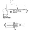 De-Sta-Co Latch Clamp,J-Hook,200 Lbs,1.43 In 330