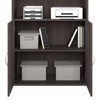 Bush Business Furniture Studio A Tall 5 Shelf Bookcase with Doors STA010SG B-STA010SG